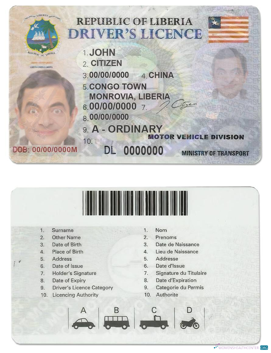 download Liberia driving license